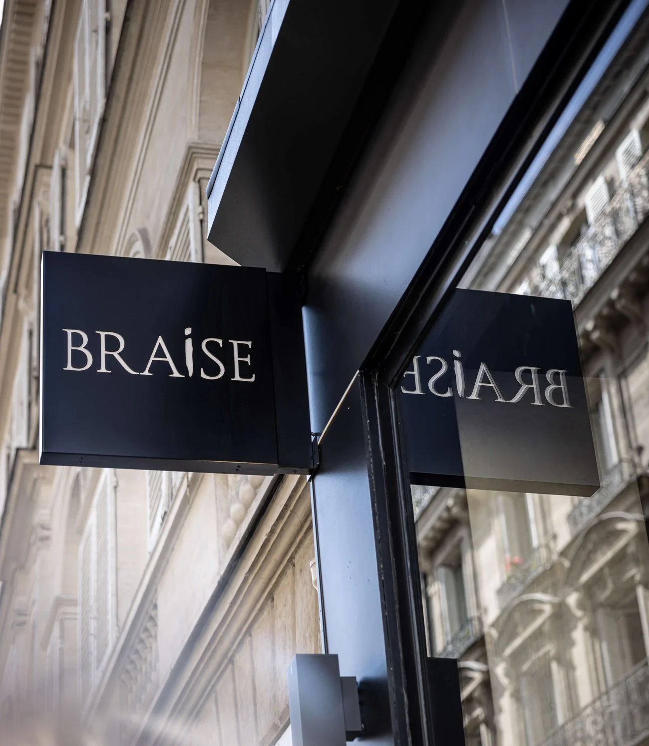 L’enseigne Braise au 19 rue d’Anjou